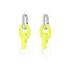 Oorbellen Finaste | Oval Hoops Lemon