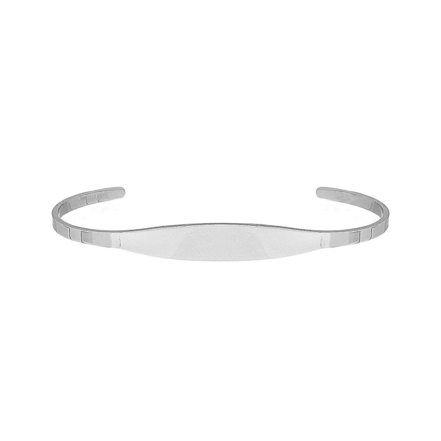 Armbanden Finaste | Minimalistische Bangle Trendy Kleur Zilver