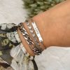 Armbanden Finaste | Armparty Personaliseren Kleur Zilver