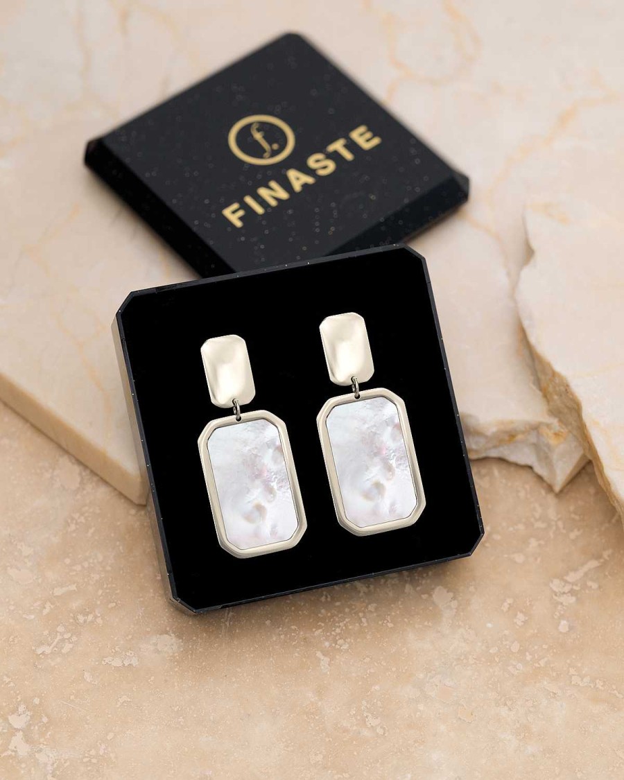 Oorbellen Finaste | Earrings Luxury Rectangle