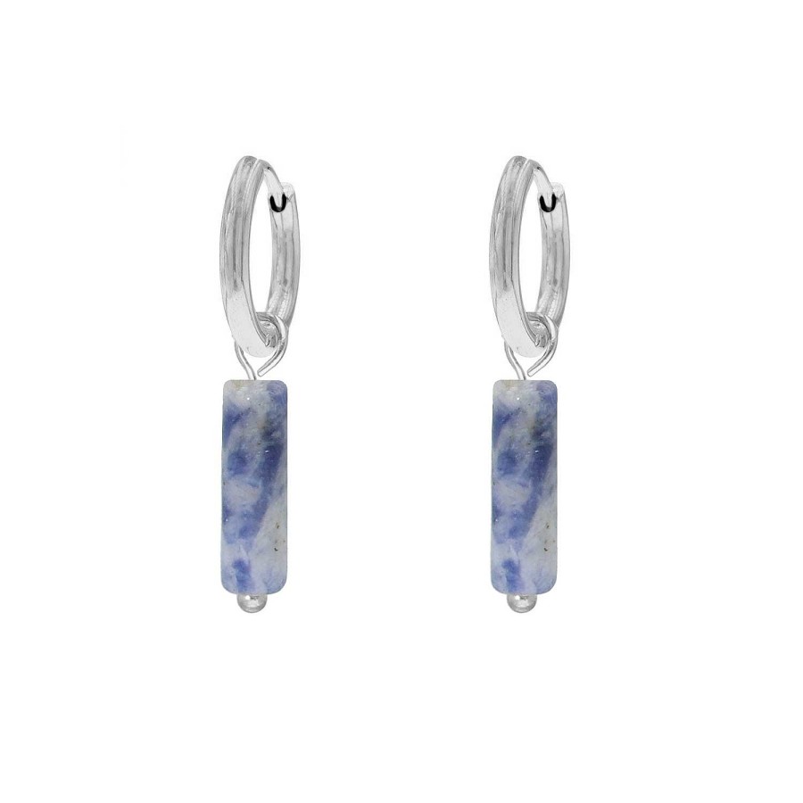 Oorbellen Finaste | Oorringetjes Blue Spot Jasper Beads