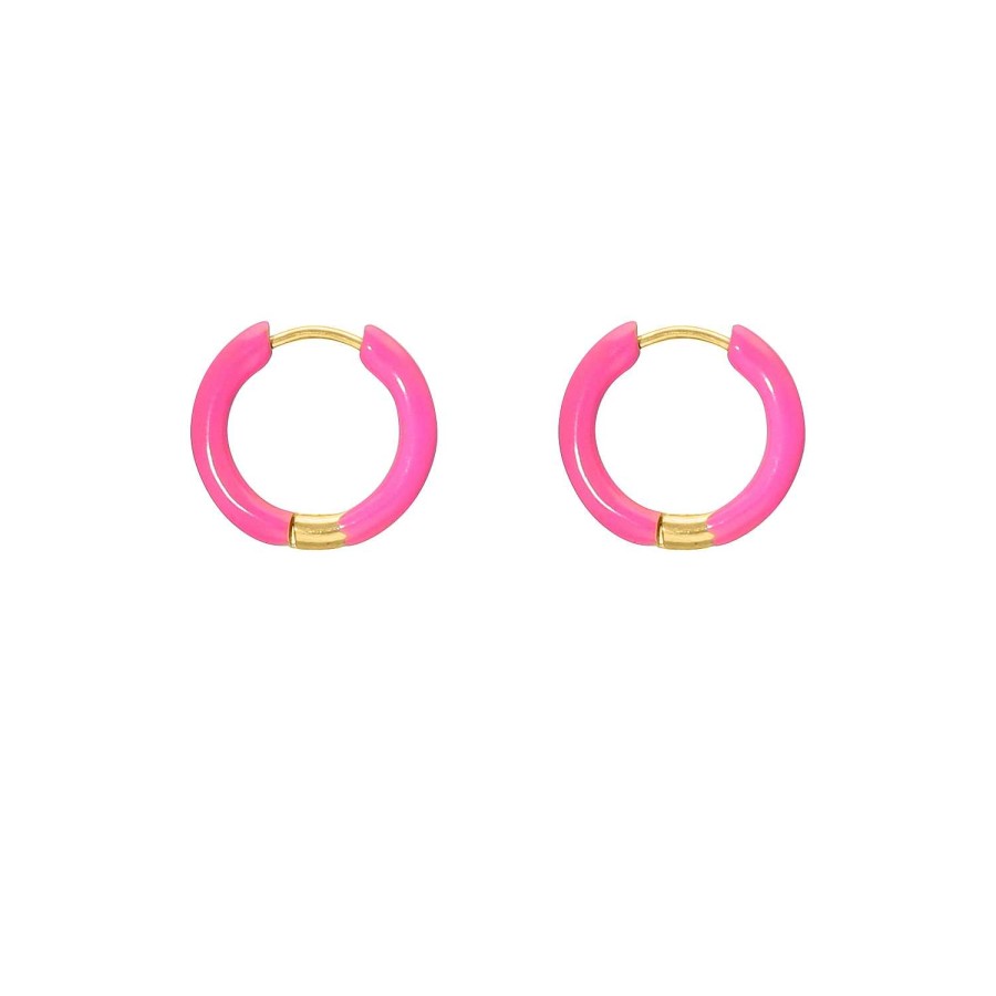 Oorbellen Finaste | Hot Summer Earrings Pink