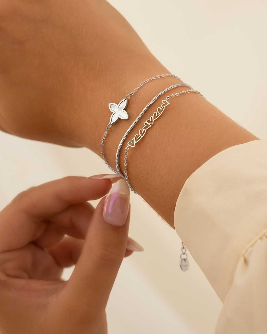 Armbanden Finaste | Bracelet Open Hearts