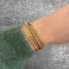 Armbanden Finaste | Chain Armbanden Set Kleur Goud