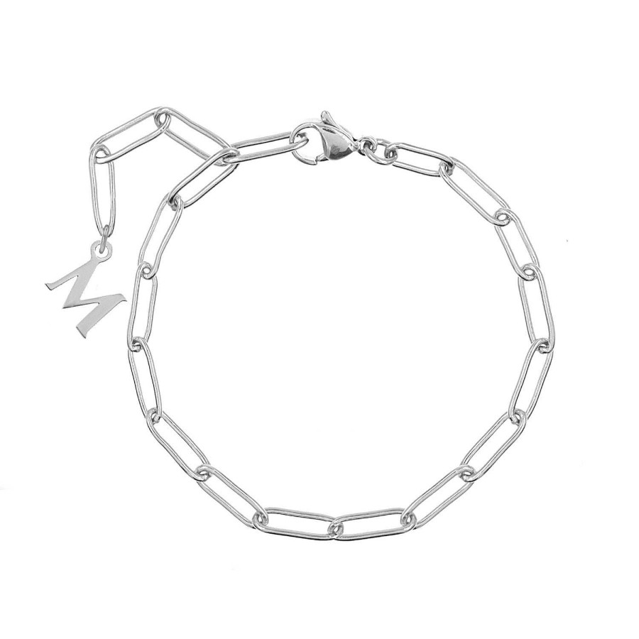 Armbanden Finaste | Chain Armband Met Letter