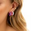 Oorbellen Finaste | Hot Summer Earrings Purple