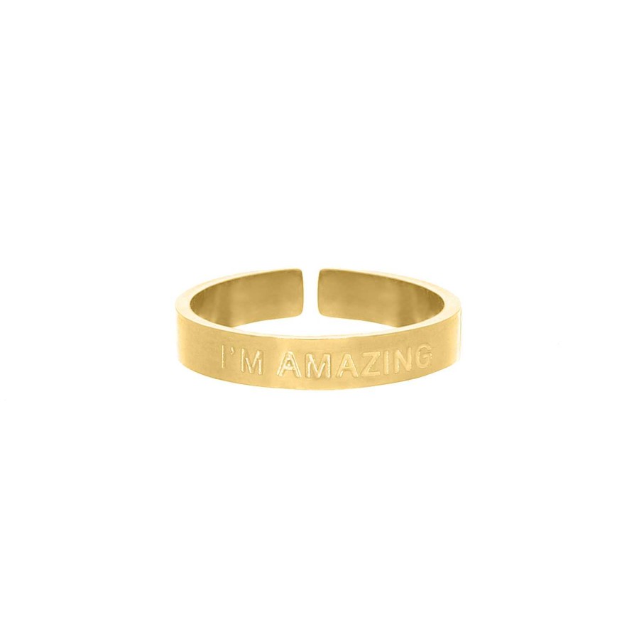 Ringen Finaste | I'M Amazing Ring Goldplated