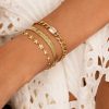 Armbanden Finaste | Chain Bracelet Crystal Stone Goldplated