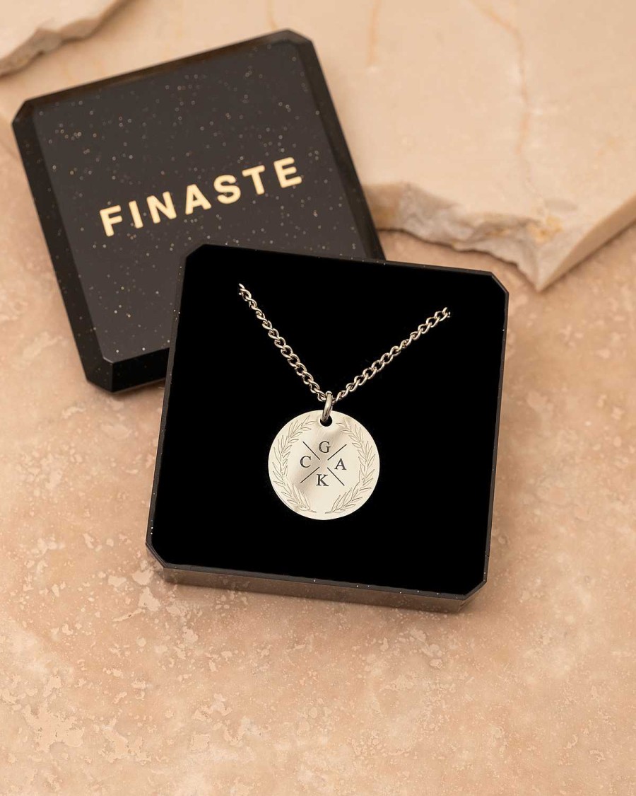 Kettingen Finaste | Coin Necklace 4 Initials