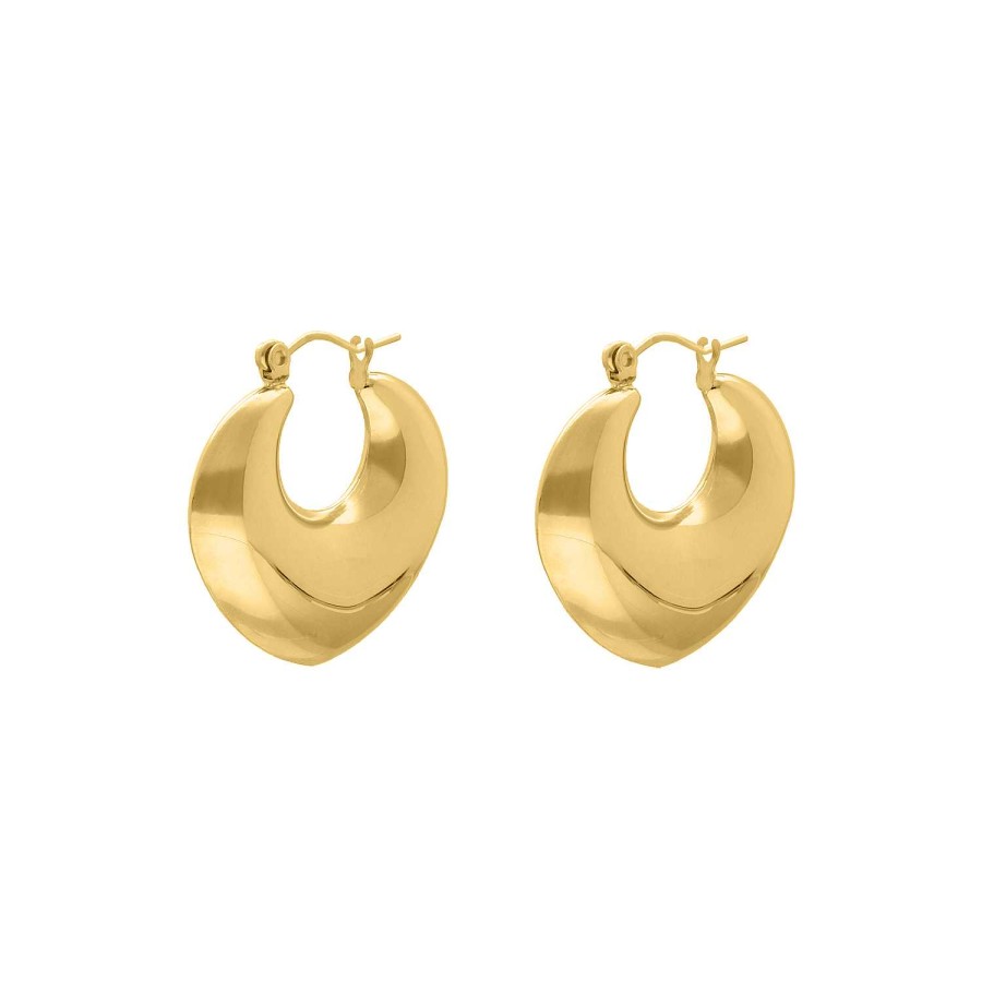 Oorbellen Finaste | Bold Hoops Goldplated