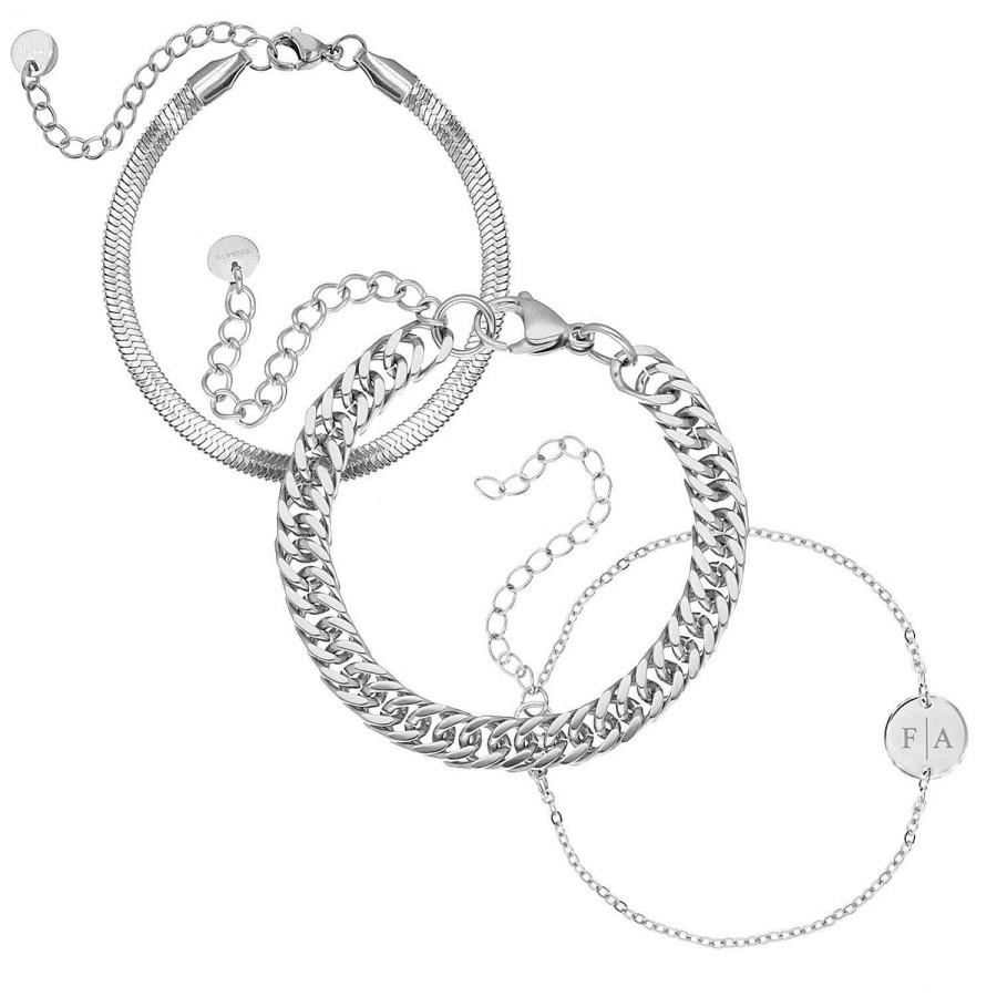 Sieraden Sets Finaste | Chain Armparty Met Initialen