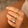 Ringen Finaste | Influencer Ring Glam Goudkleurig