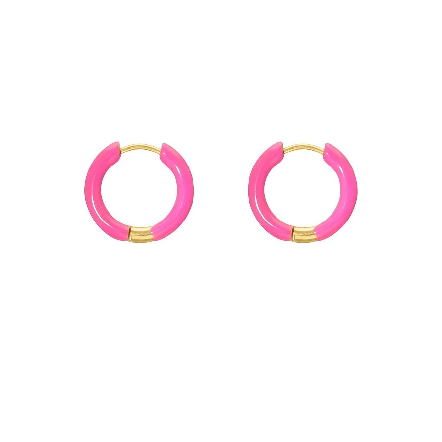 Oorbellen Finaste | Hot Summer Earrings Pink