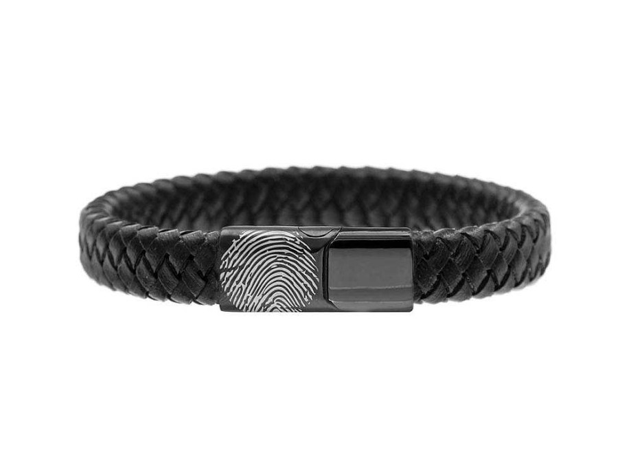 Armbanden Finaste | Mannen Armband Met Vingerafdruk