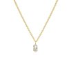 Kettingen Finaste | Ketting Sparkle Marquise Goldplated