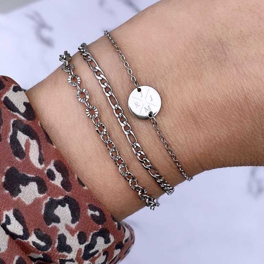 Armbanden Finaste | Musthave Schakelarmbandje Kleur Zilver