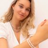 Kettingen Finaste | Ketting Met Witte Bolletjes