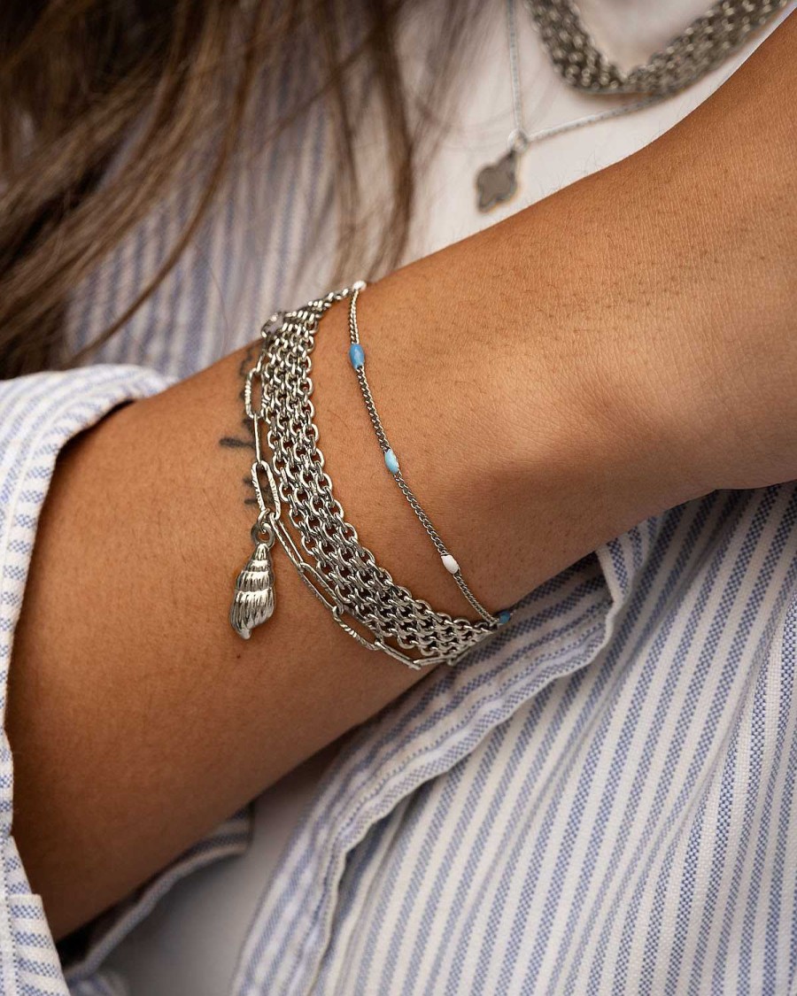 Armbanden Finaste | Chain Bracelet Cute Shell