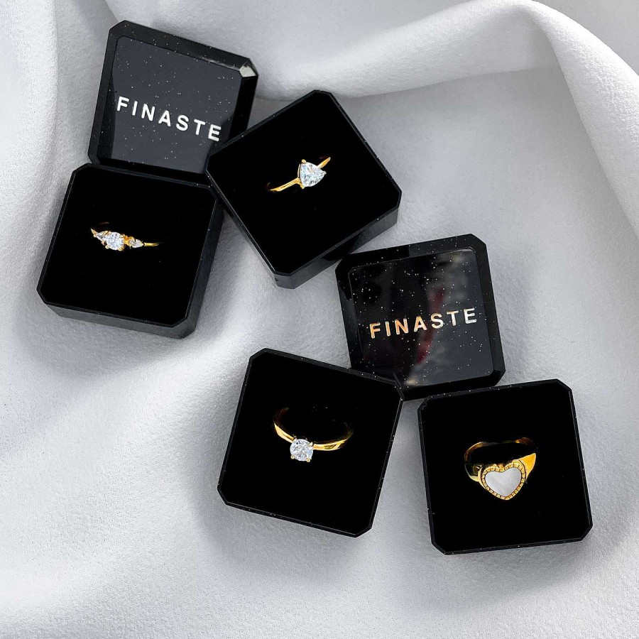 Ringen Finaste | Golddigger Ring Triangle Gold Plated