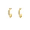 Oorbellen Finaste | Sparkly Little Hoops Goldplated