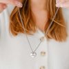 Kettingen Finaste | Ketting Hartje Met Naam Kleur Zilver