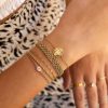 Armbanden Finaste | Armband Sparkle Drop Goldplated