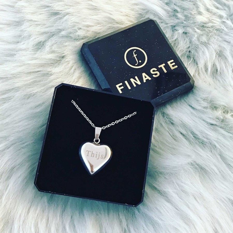 Kettingen Finaste | Graveerbare Ketting Hart