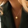 Kettingen Finaste | Vintage Initial Ketting Goudkleurig