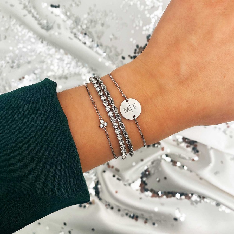 Armbanden Finaste | Armband Triple Stone