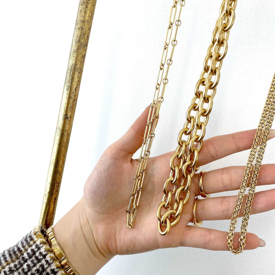 Kettingen Finaste | Ketting Long Chains Gold Plated