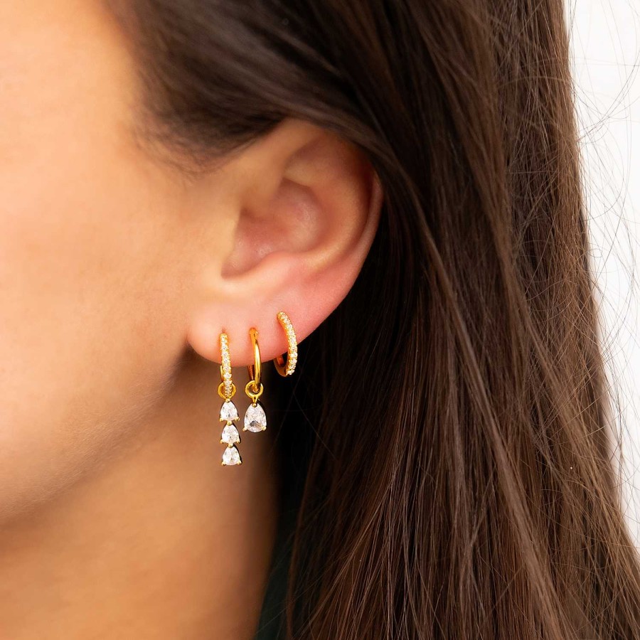 Oorbellen Finaste | Earrings Little Drop Goldplated