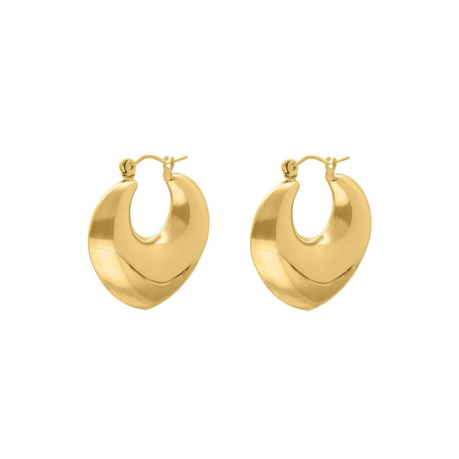 Oorbellen Finaste | Bold Hoops Goldplated