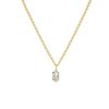 Kettingen Finaste | Ketting Sparkle Marquise Goldplated