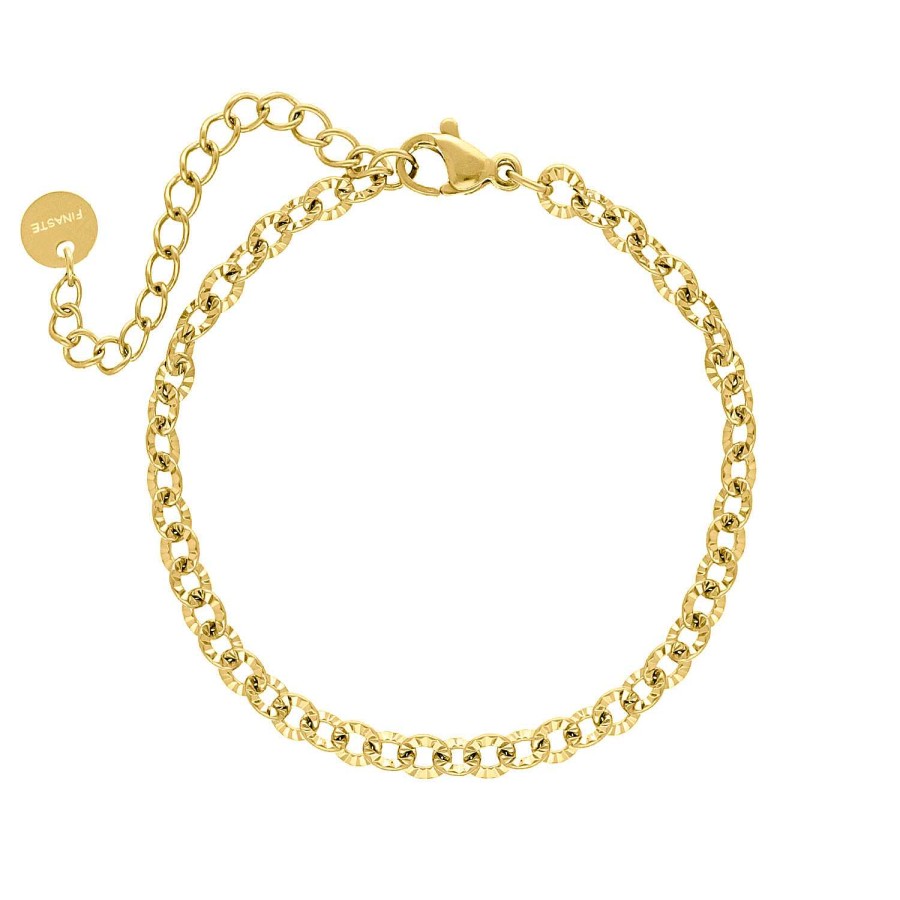 Armbanden Finaste | Musthave Schakelarmbandje Kleur Goud