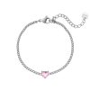 Armbanden Finaste | Birthstone Heart Armband