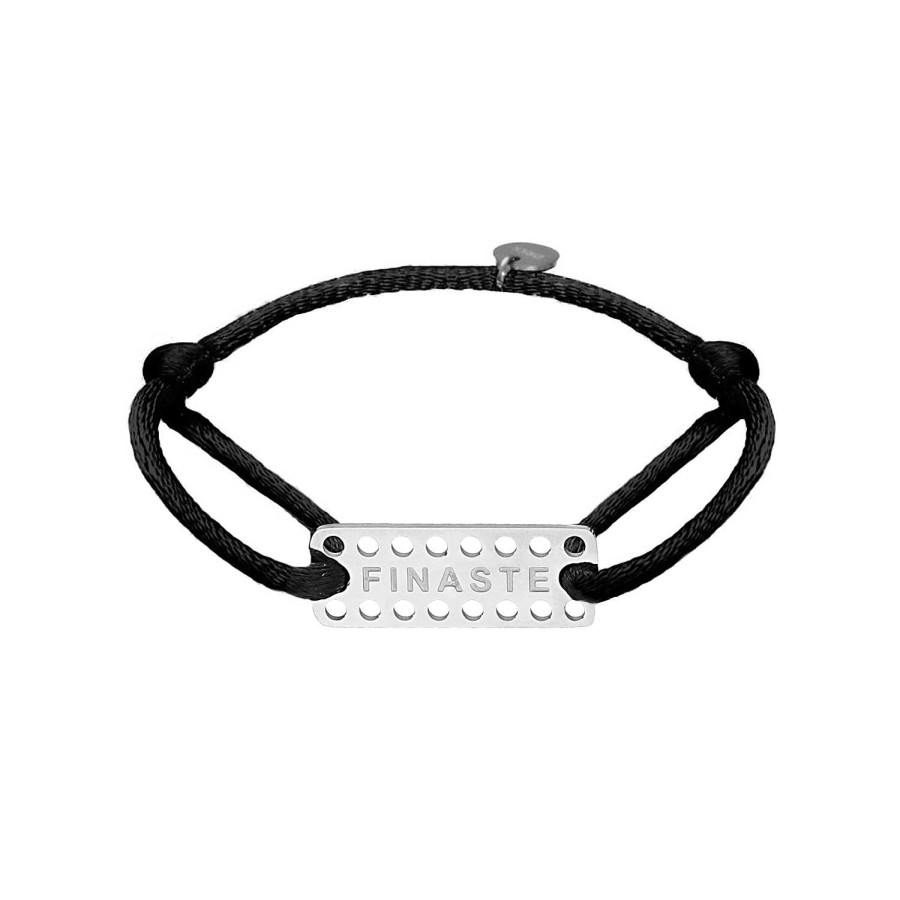 Armbanden Finaste | Satin Armband Finaste Zwart