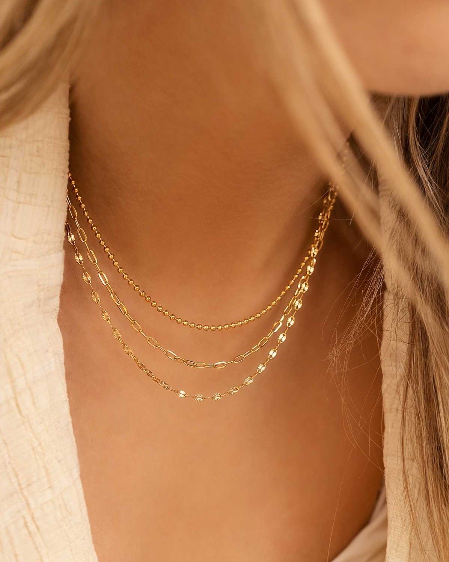 Kettingen Finaste | Triple Chain Necklace Goldplated