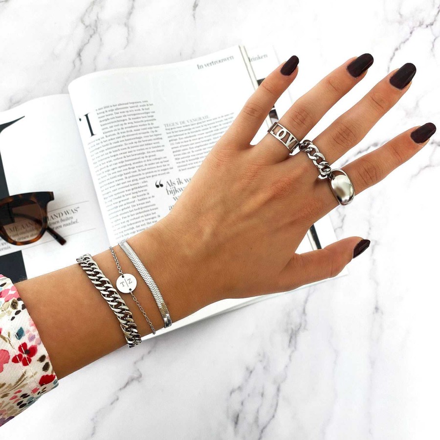 Armbanden Finaste | Chain Armparty Met Initialen