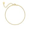 Enkelbandjes Finaste | Anklet Minimalistisch Goldplated