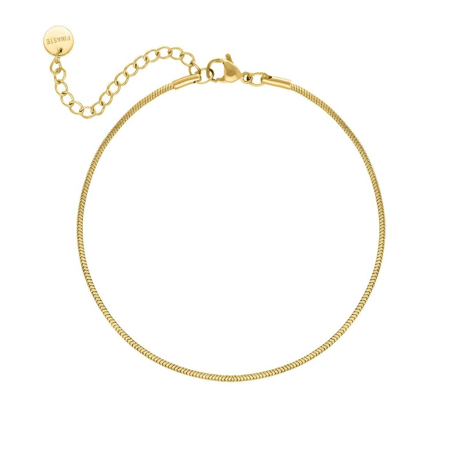 Enkelbandjes Finaste | Anklet Minimalistisch Goldplated