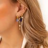 Oorbellen Finaste | Square Earrings Luxury Goldplated