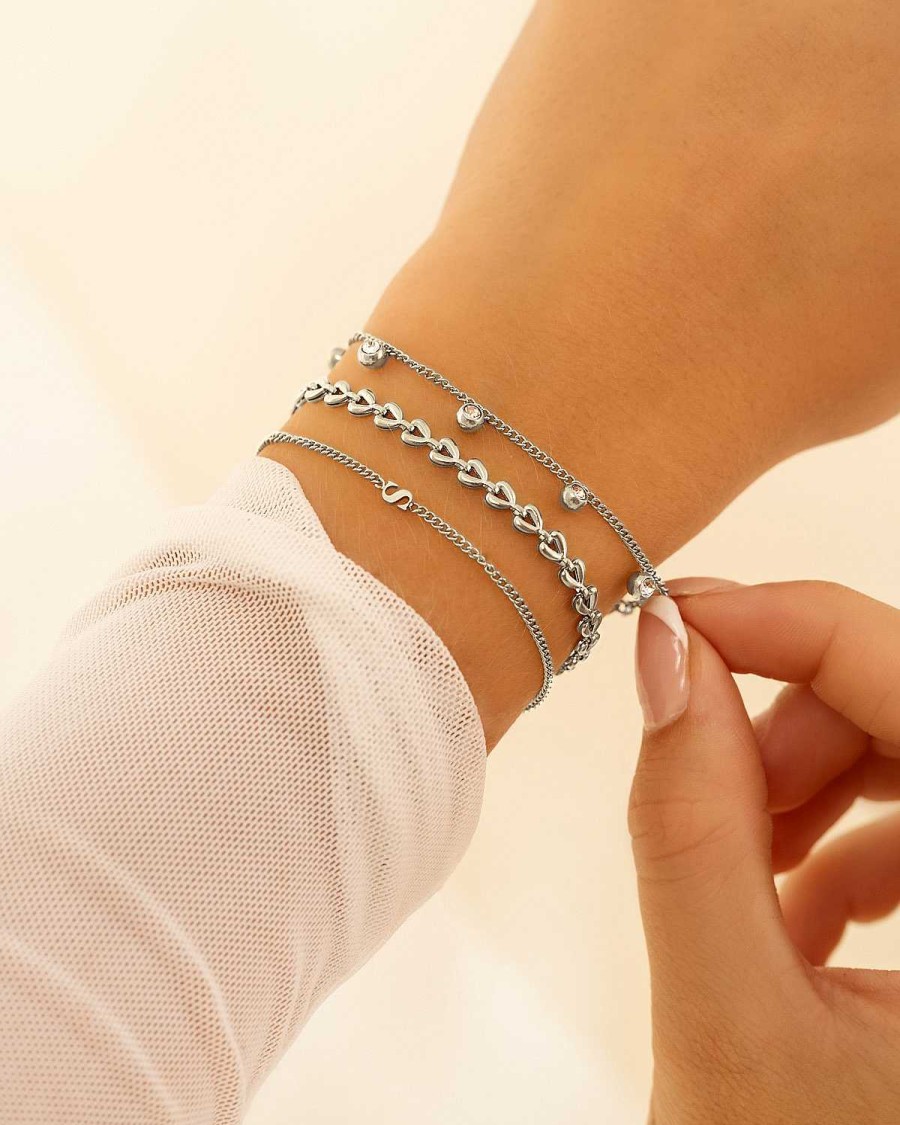 Armbanden Finaste | Heart Chain Bracelet