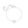 Armbanden Finaste | Heart & Pearl Bracelet