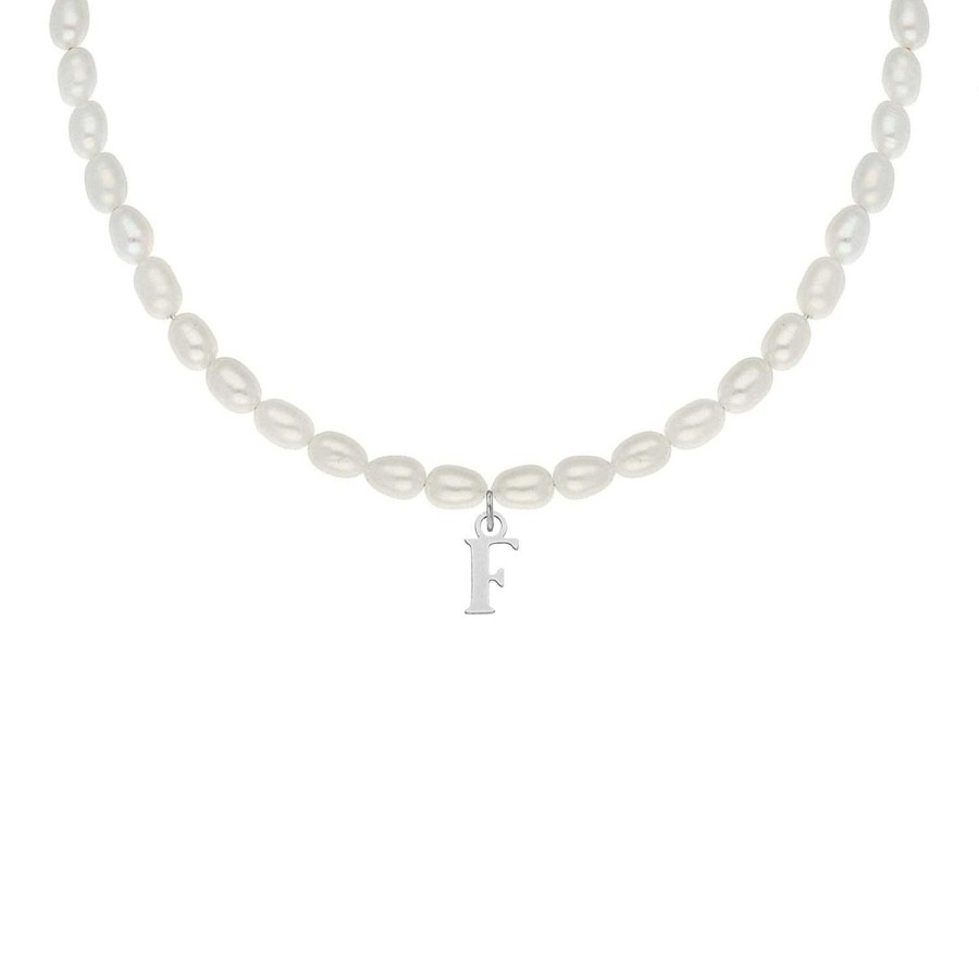 Kettingen Finaste | Pearl Initial Ketting