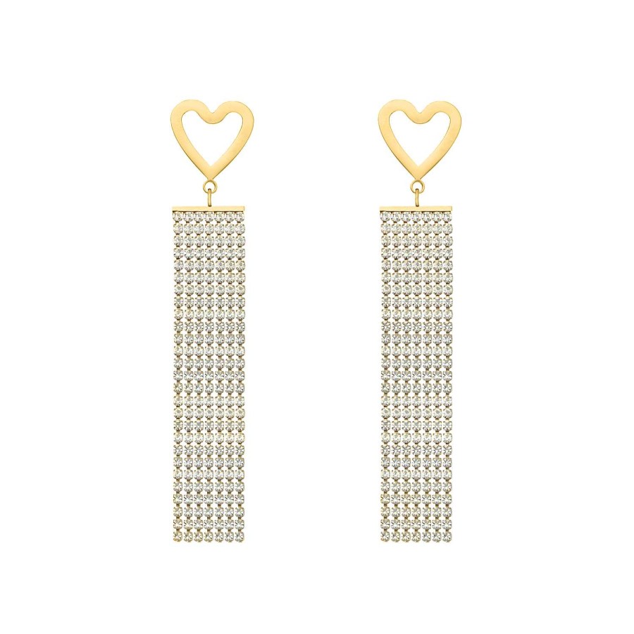 Oorbellen Finaste | Lovely Party Earrings Goldplated