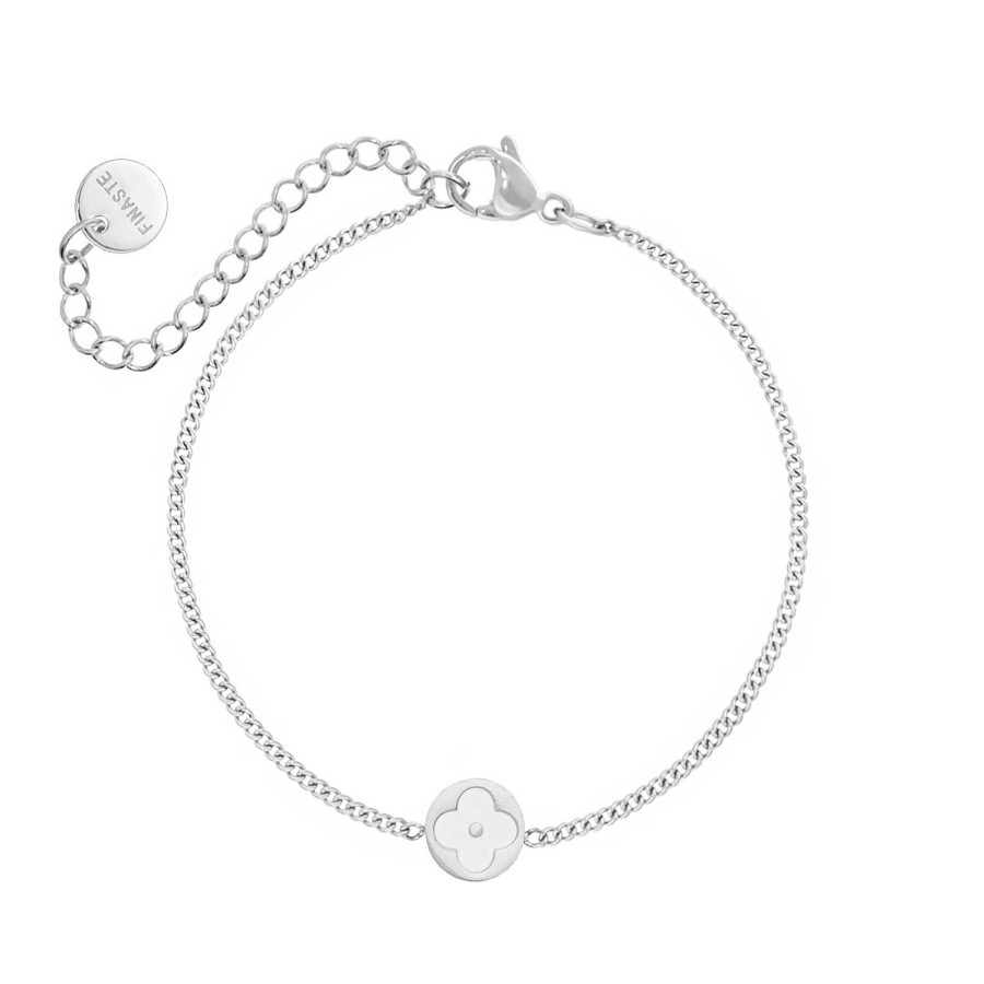 Armbanden Finaste | White Clover Bracelet