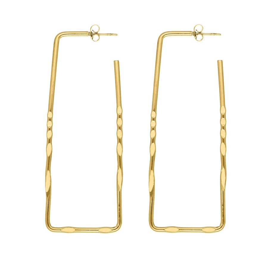 Oorbellen Finaste | Long Statement Earrings Goudkleurig