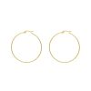 Oorbellen Finaste | Big Hoop Earrings Goldplated