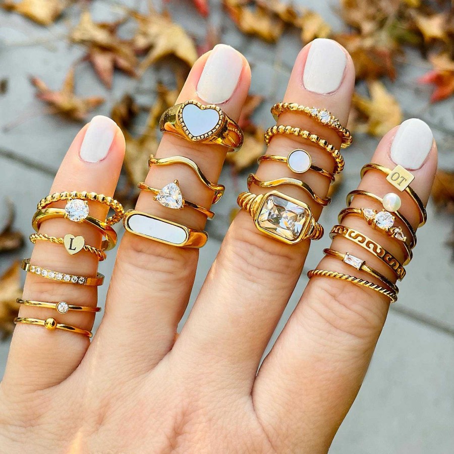 Ringen Finaste | Bolletjes Ring Gold Plated