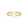 Ringen Finaste | Mini Open Heart Ring Goldplated